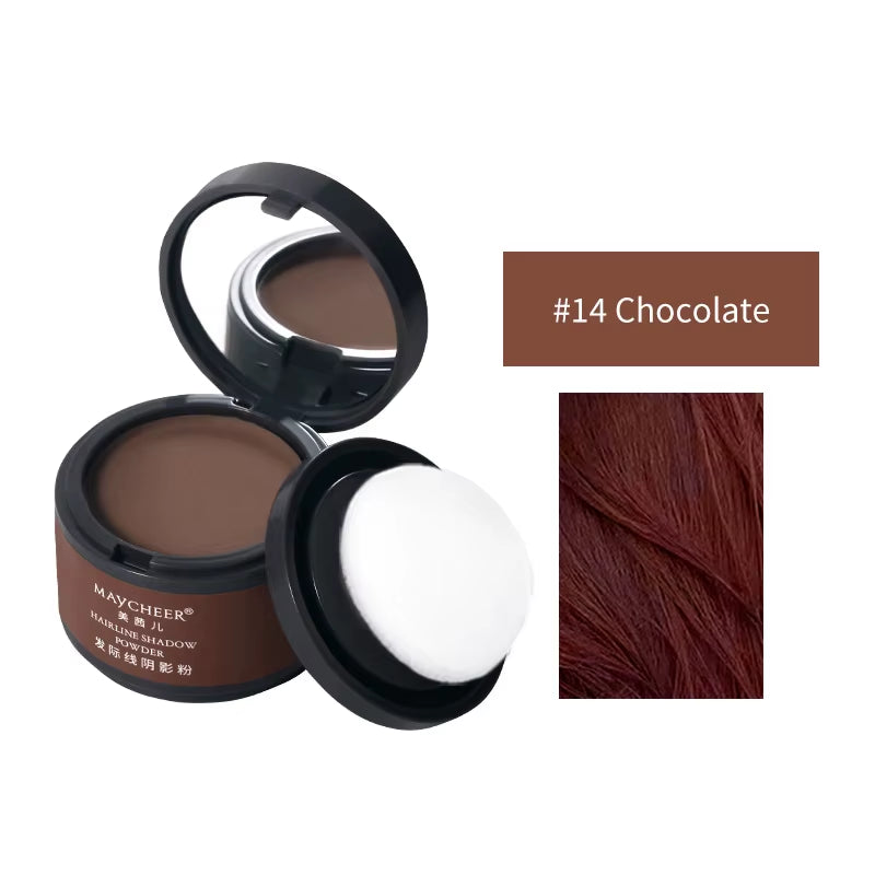Polvo para Línea del Cabello MAYCHEER – Cubre al Instante Canas y Raíces, Polvo Capilar para Ocultar Cabello Gris, Sombras para Contorno de Cabello Maycheer Hairline Shadow Powder