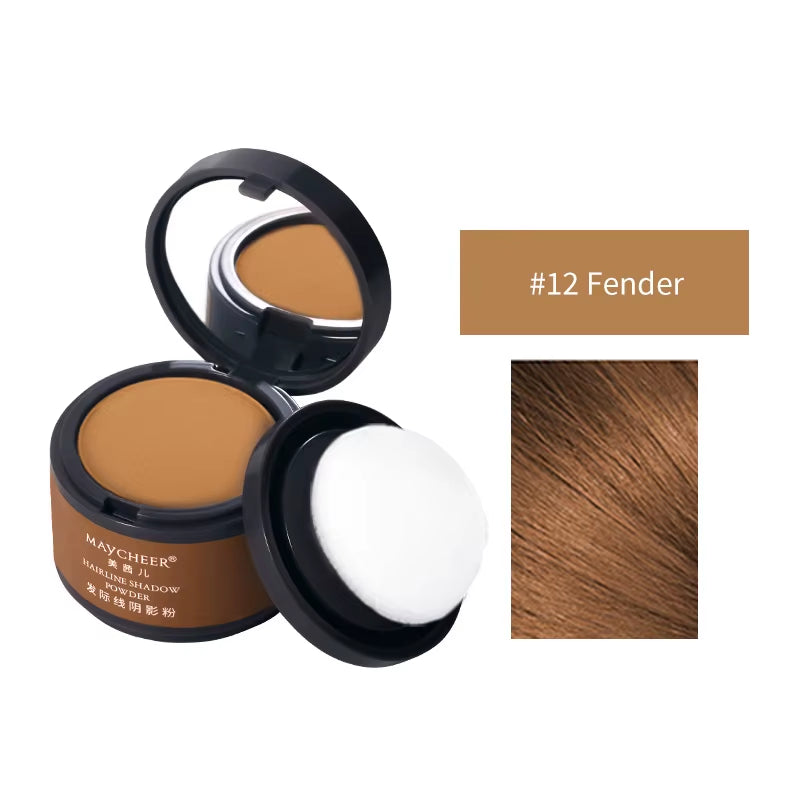 Polvo para Línea del Cabello MAYCHEER – Cubre al Instante Canas y Raíces, Polvo Capilar para Ocultar Cabello Gris, Sombras para Contorno de Cabello Maycheer Hairline Shadow Powder