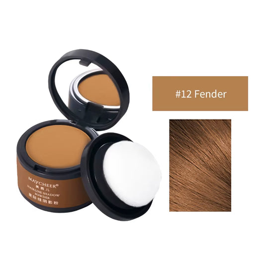 Polvo para Línea del Cabello MAYCHEER – Cubre al Instante Canas y Raíces, Polvo Capilar para Ocultar Cabello Gris, Sombras para Contorno de Cabello Maycheer Hairline Shadow Powder