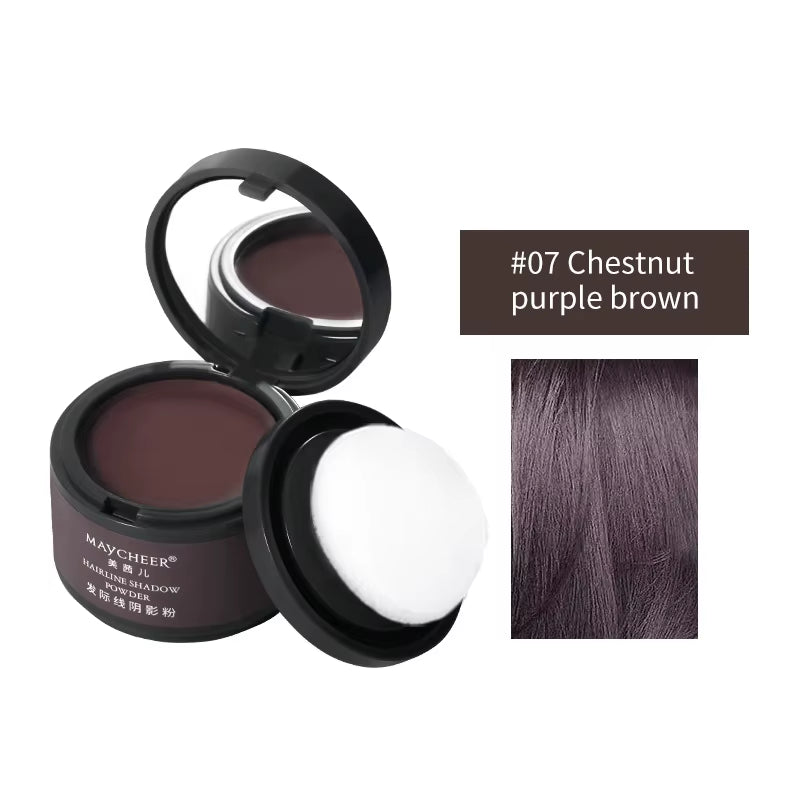 Polvo para Línea del Cabello MAYCHEER – Cubre al Instante Canas y Raíces, Polvo Capilar para Ocultar Cabello Gris, Sombras para Contorno de Cabello Maycheer Hairline Shadow Powder