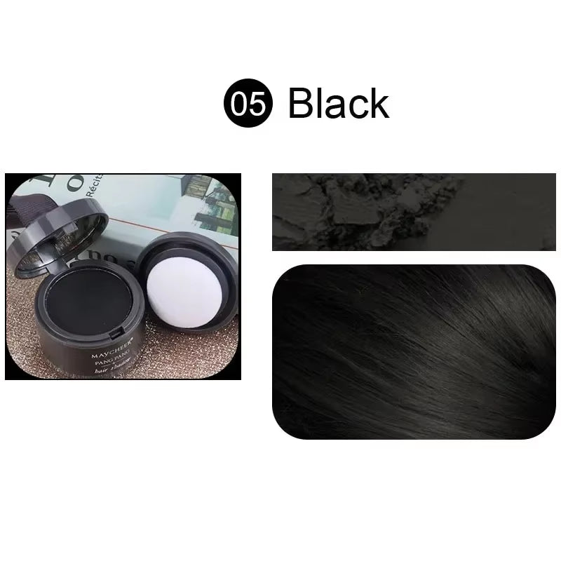 Polvo para Línea del Cabello MAYCHEER – Cubre al Instante Canas y Raíces, Polvo Capilar para Ocultar Cabello Gris, Sombras para Contorno de Cabello Maycheer Hairline Shadow Powder
