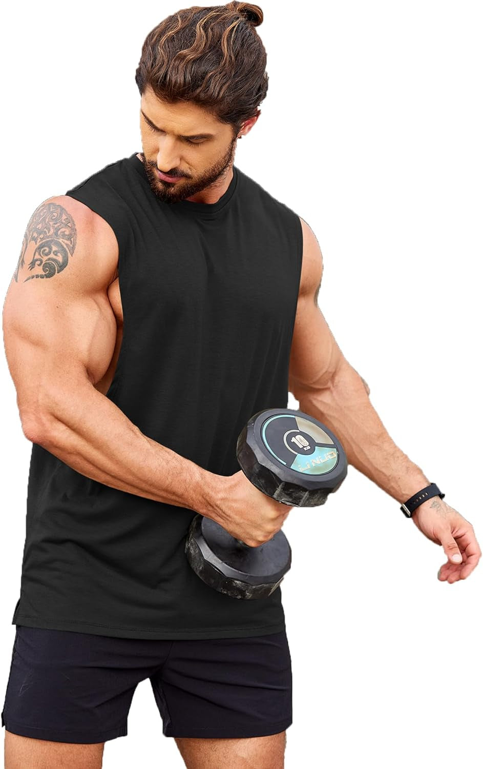 Pack de 2 camisetas sin mangas para hombre, perfectas para gimnasio, musculación y entrenamientos intensos.