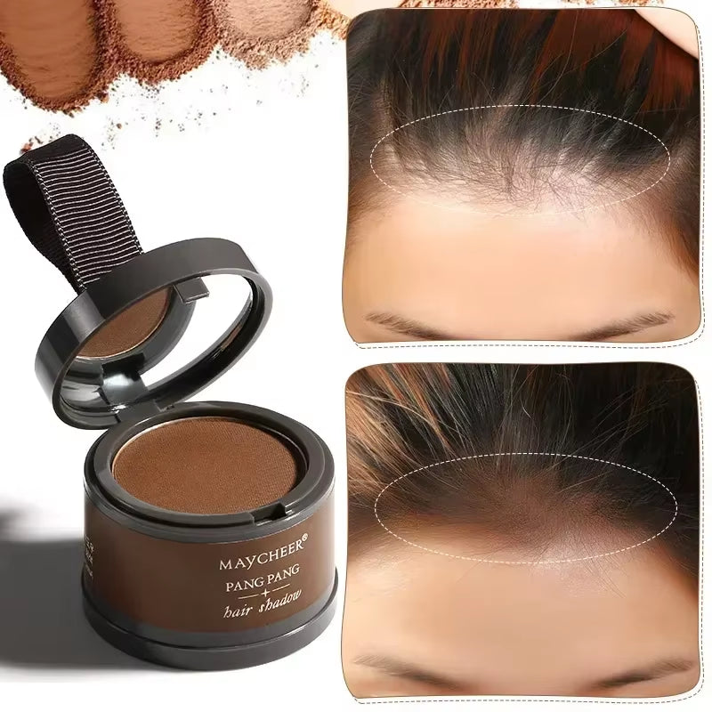 Polvo para Línea del Cabello MAYCHEER – Cubre al Instante Canas y Raíces, Polvo Capilar para Ocultar Cabello Gris, Sombras para Contorno de Cabello Maycheer Hairline Shadow Powder